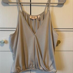 Stylish Women's Tan Wrap Camisole